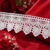 White lace trim decorative fabric, DIY hand-embroidered accessories, home clothing sewing materials Specification image